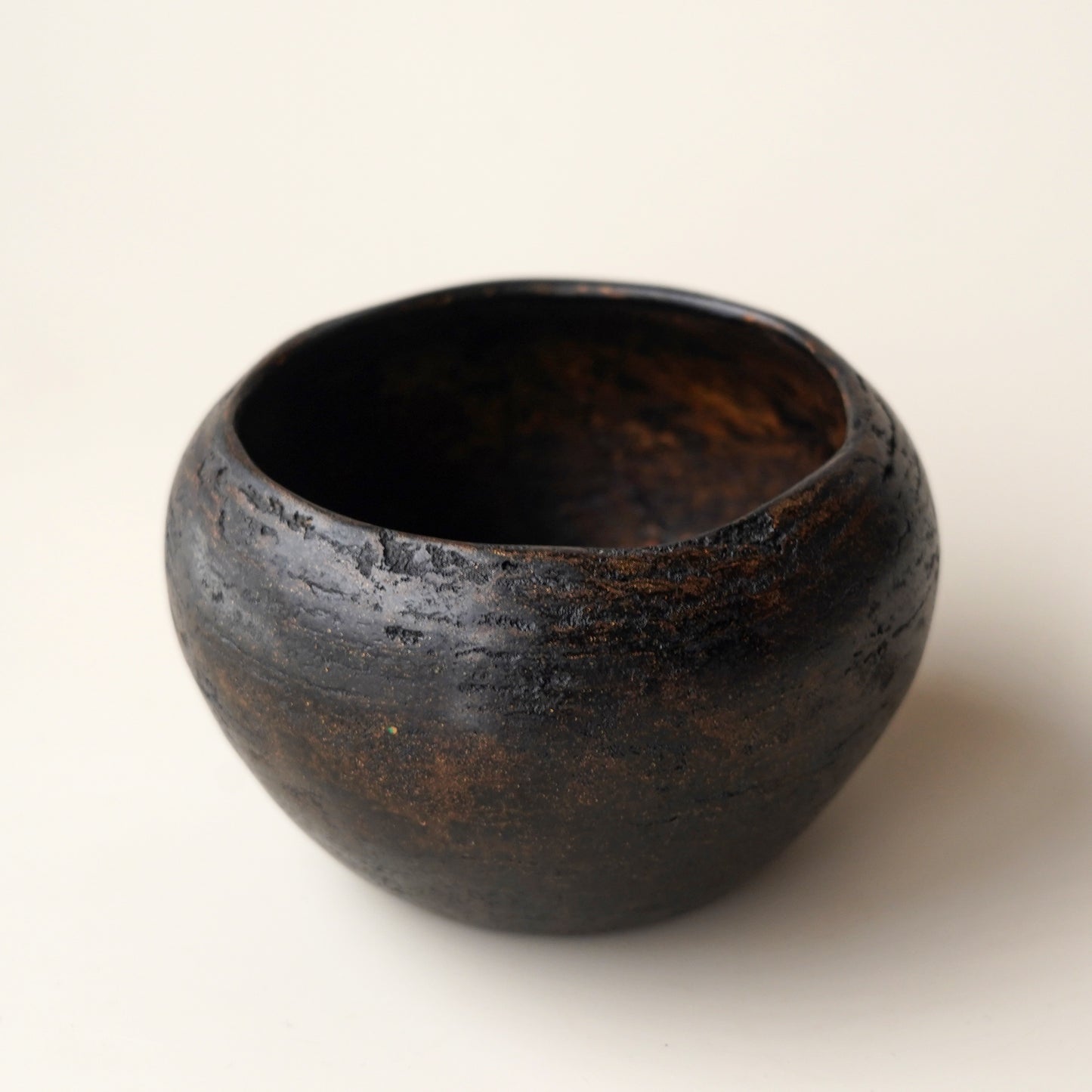 漆器|張耀鑫-脫胎建水(圓扁) 2