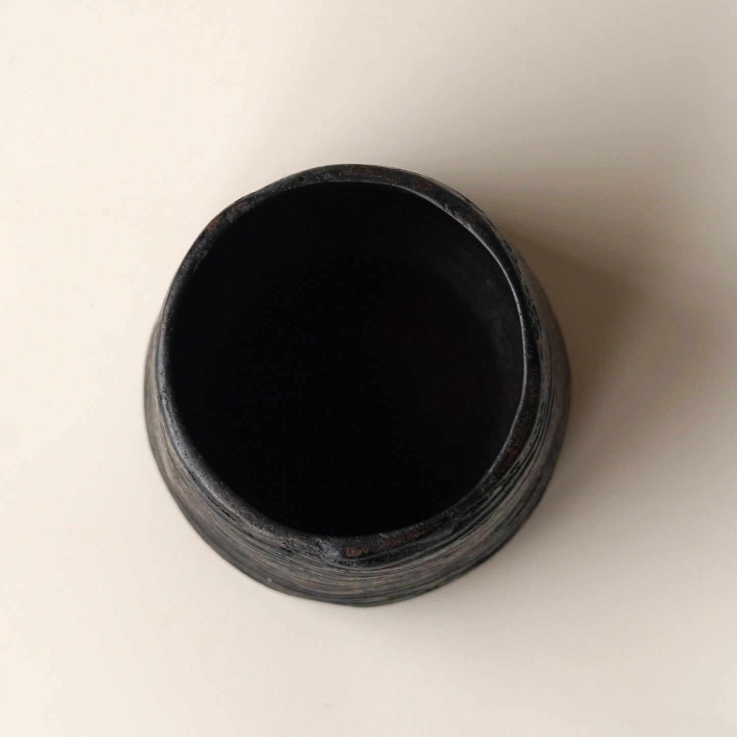 漆器|張耀鑫-脫胎建水(圓筒型)1