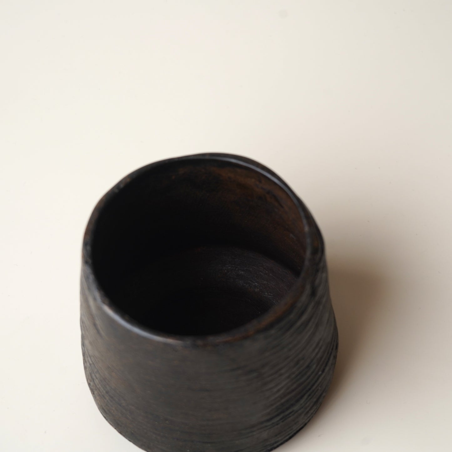 漆器|張耀鑫-脫胎建水(圓筒型)1