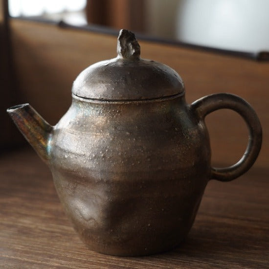 Handcrafted Silver Stream Teapot