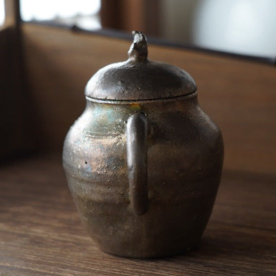 Handcrafted Silver Stream Teapot