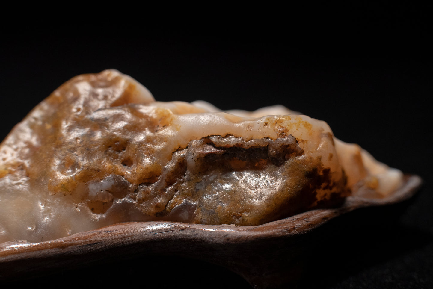 賞石擺件/戈壁沙漠漆瑪瑙石 Gebi Desert Varnish Agate Stone