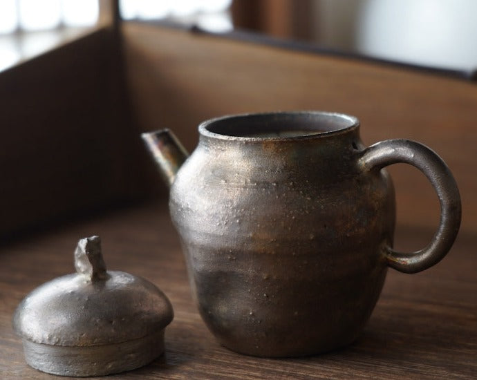 Handcrafted Silver Stream Teapot