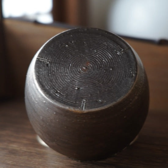 Silver Glazed Ceramic Waste Bowl