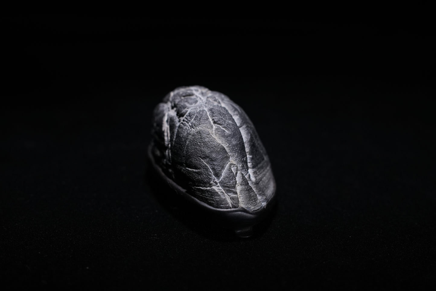 賞石擺件/靈璧石頭皮石