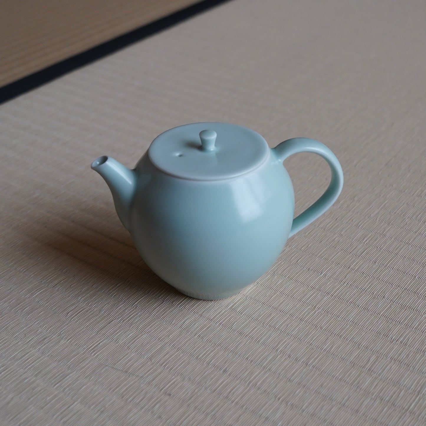 【預購】雅韻陶瓷茶具組(淺青色)