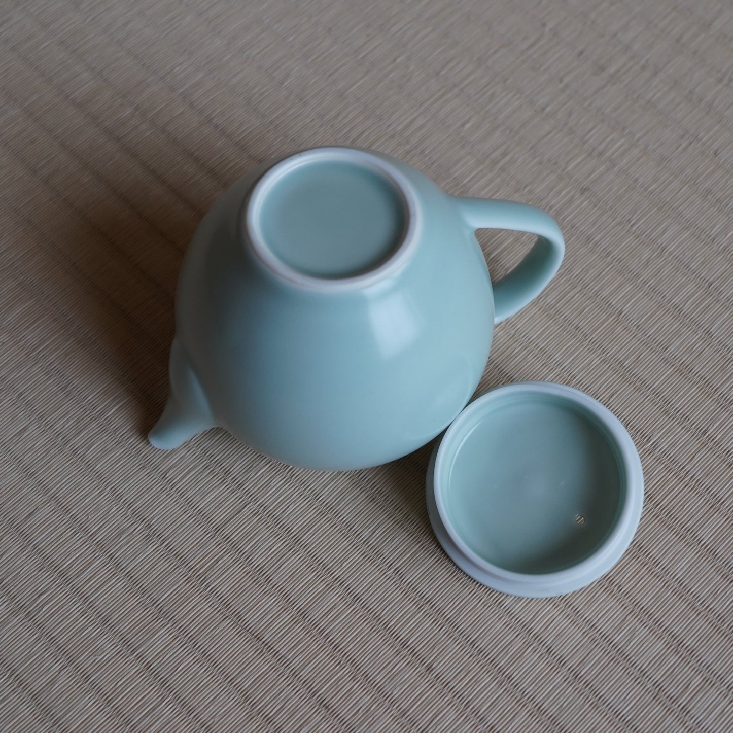 【預購】雅韻陶瓷茶具組(淺青色)