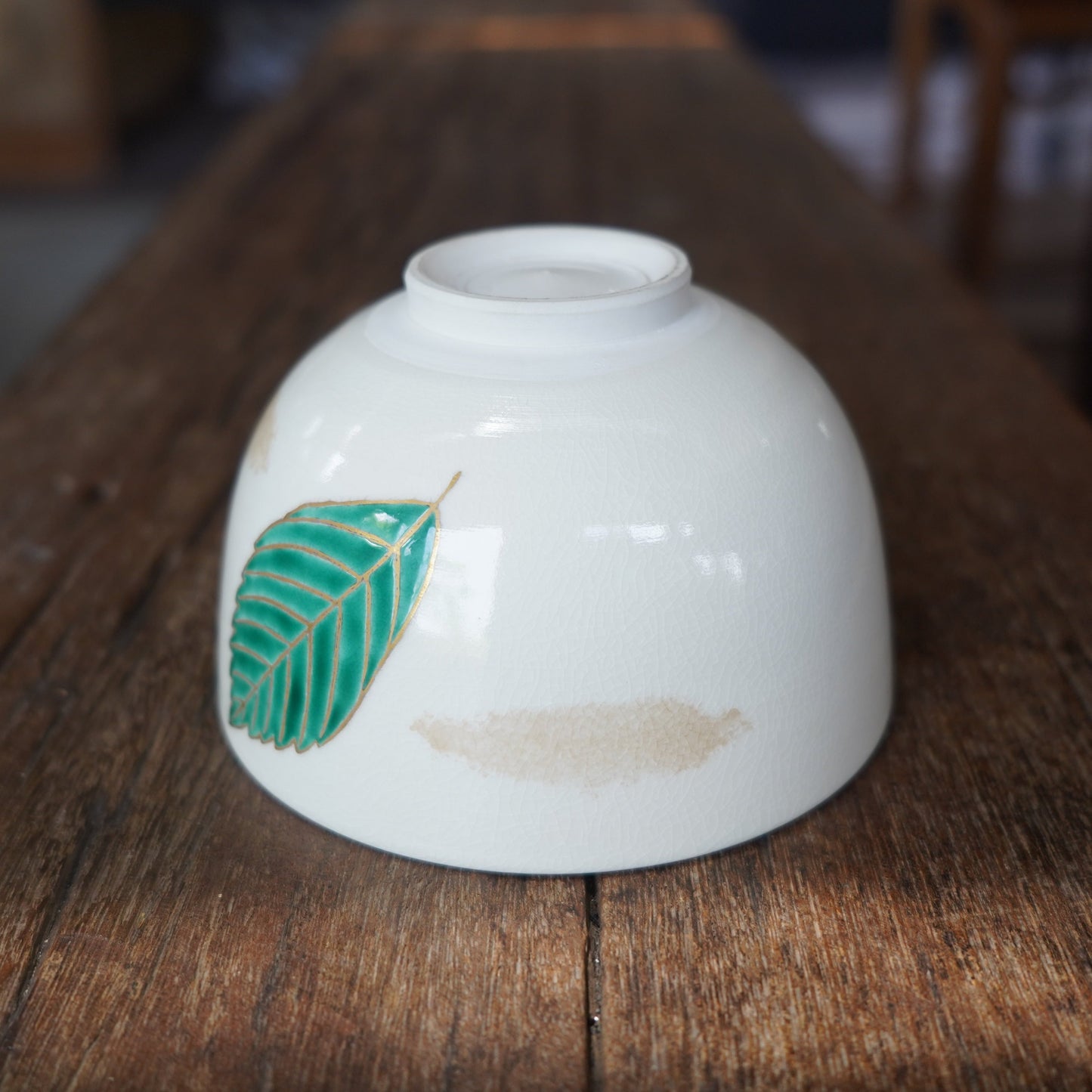 一葉陶抹茶碗