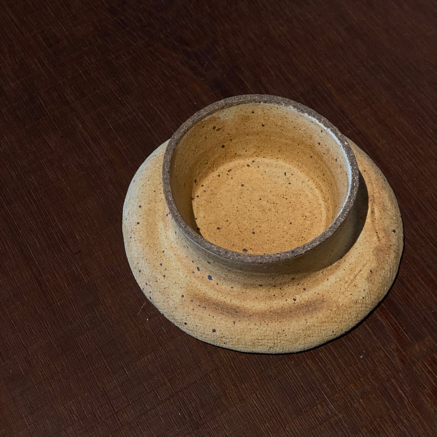Pottery/high plate