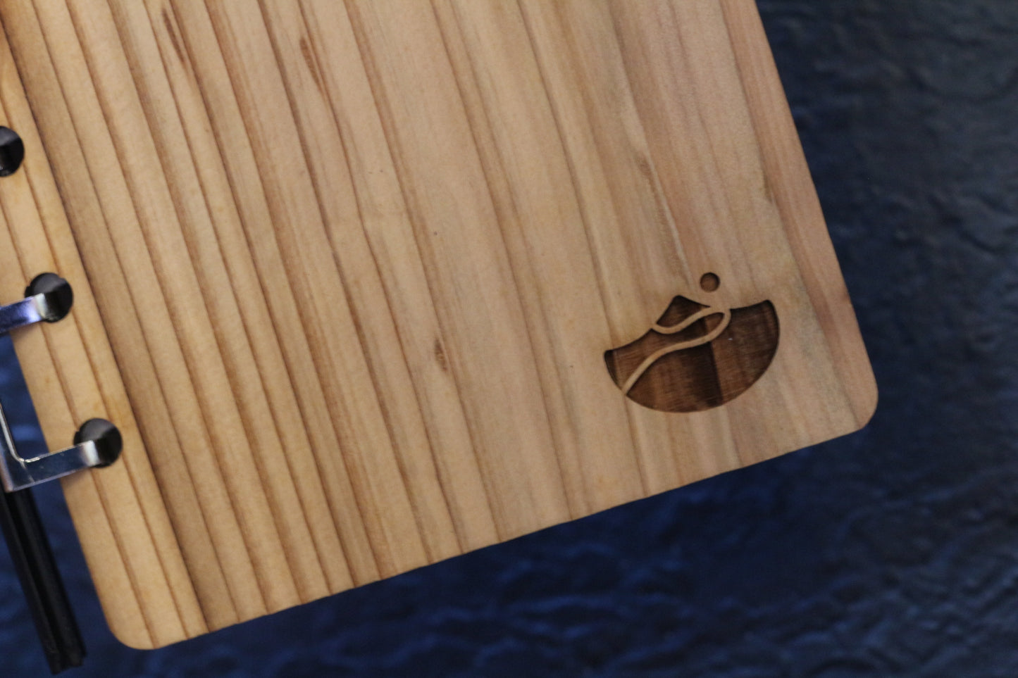 Solid wood notebook