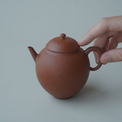 紫砂朱泥單孔壺