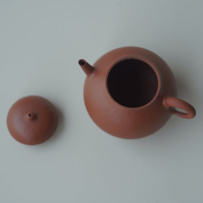 紫砂朱泥單孔壺