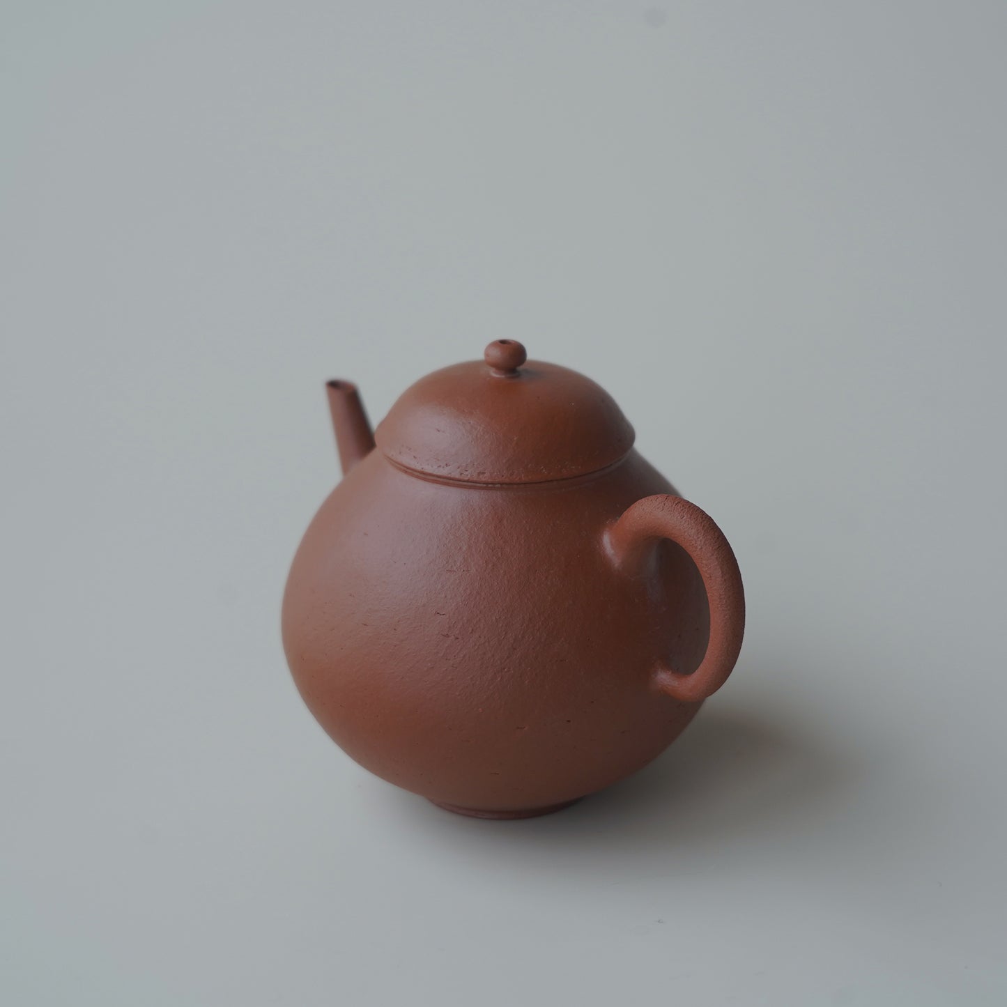 紫砂朱泥單孔壺