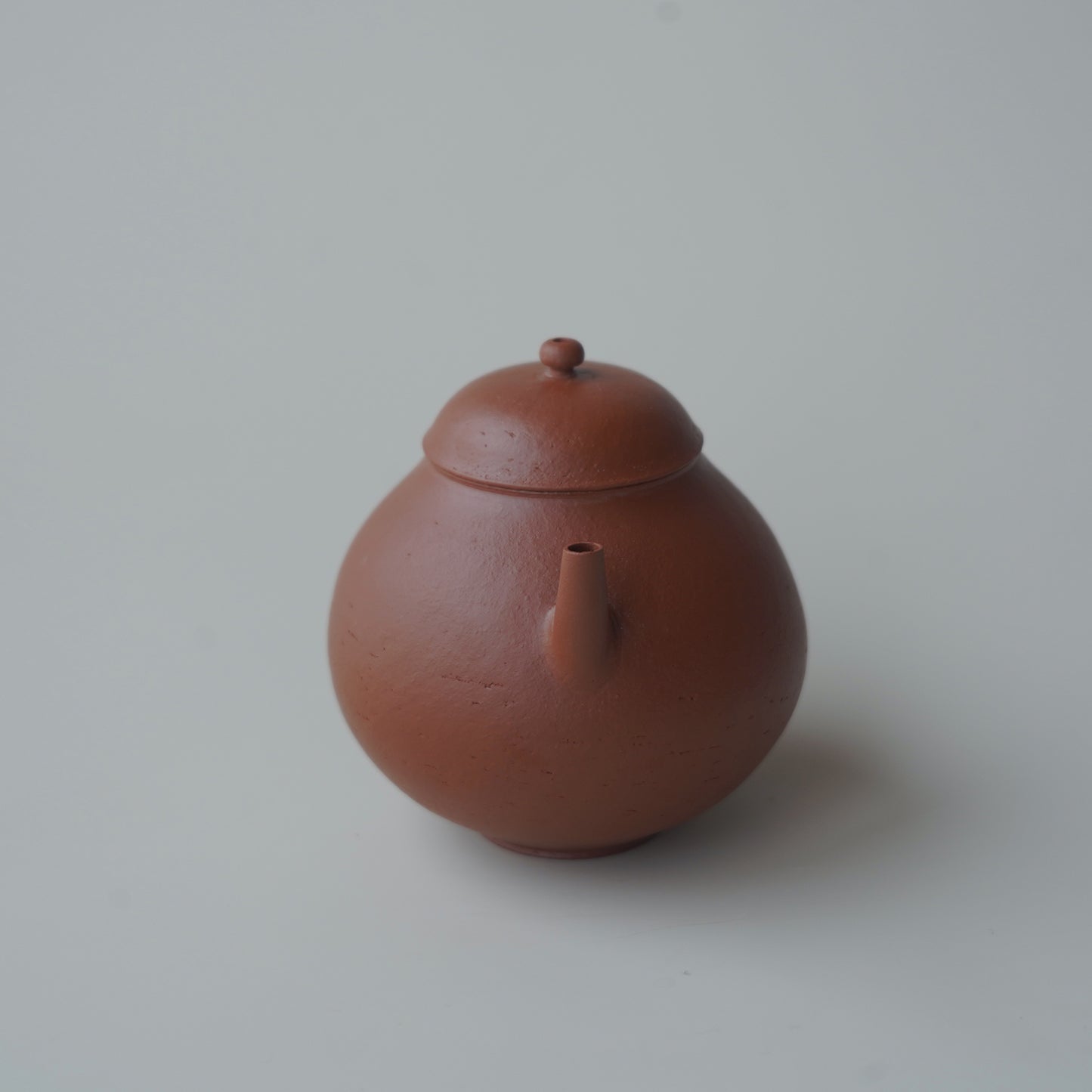 紫砂朱泥單孔壺