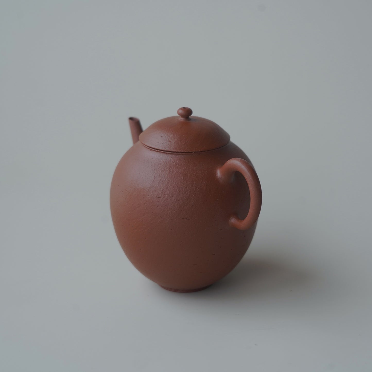 紫砂朱泥單孔壺