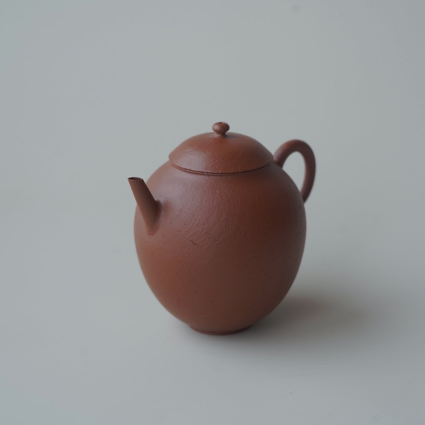 紫砂朱泥單孔壺
