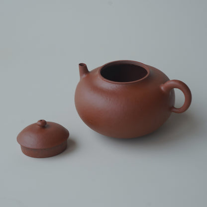 紫砂朱泥單孔壺