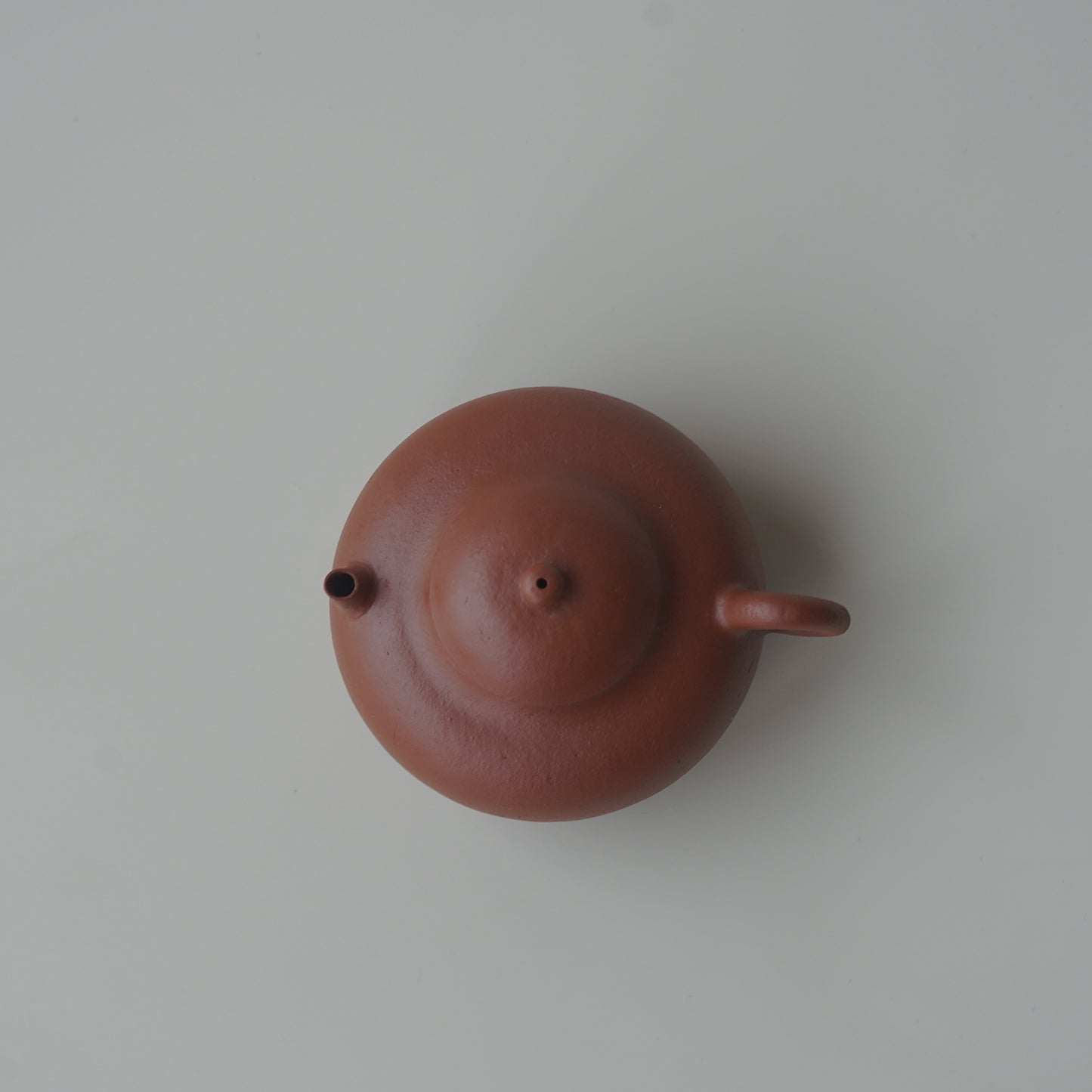 紫砂朱泥單孔壺