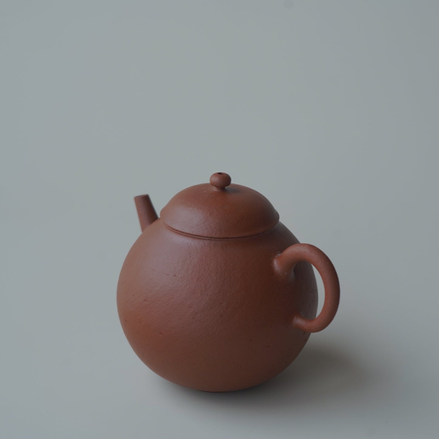 紫砂朱泥單孔壺