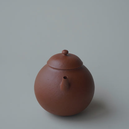 紫砂朱泥單孔壺