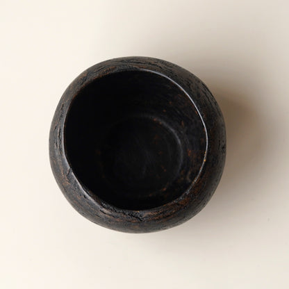 漆器｜張耀鑫-脫胎建水(圓扁) 2
