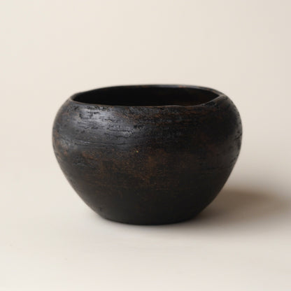 漆器｜張耀鑫-脫胎建水(圓扁) 2