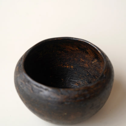 漆器｜張耀鑫-脫胎建水(圓扁) 2