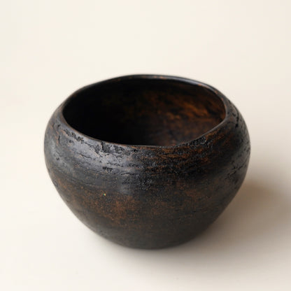 漆器｜張耀鑫-脫胎建水(圓扁) 2