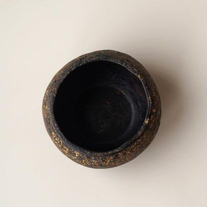 漆器｜張耀鑫-脫胎建水(圓扁) 1