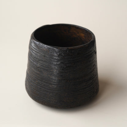 漆器｜張耀鑫-脫胎建水(圓筒型）1
