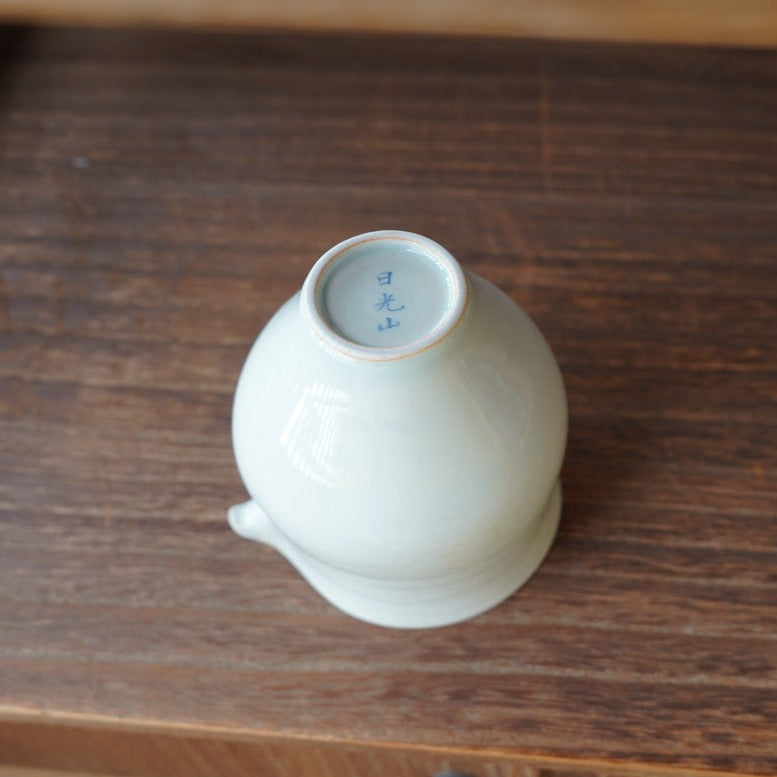 草木灰釉手工公道杯(落款日光山-藍)
