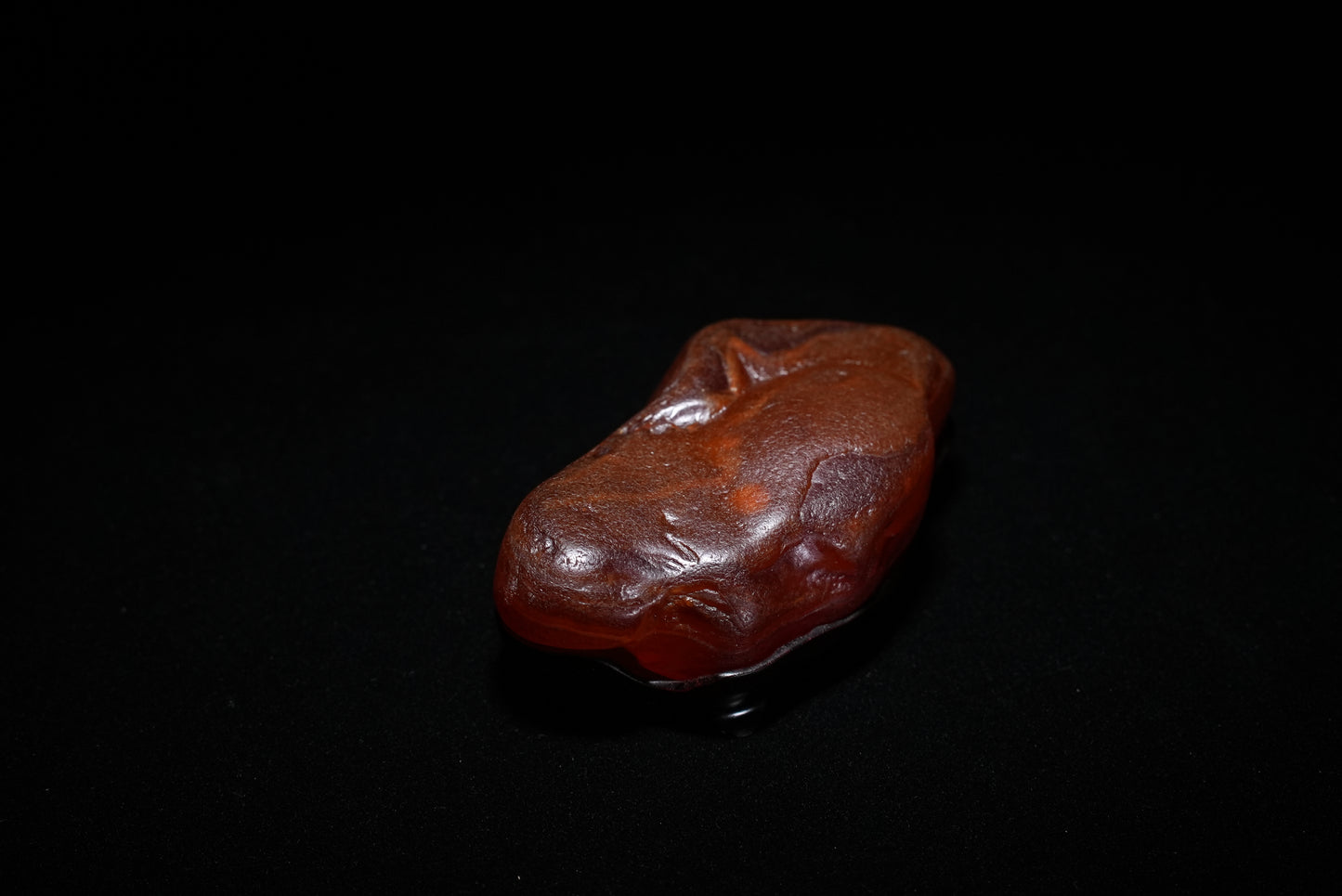 賞石擺件/戈壁紅瑪瑙石-平台型