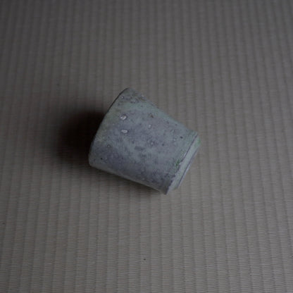 茶道/陶瓷杯(伊賀柴燒/圓口/粉白色)(A款)