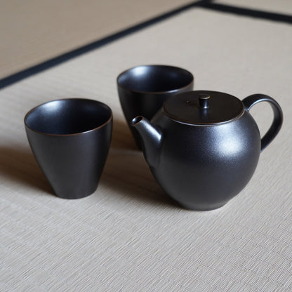 【預購】雅韻陶瓷茶具組(黑色)