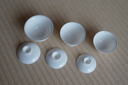 骨瓷潮汕功夫泡蓋碗(40cc/60cc/80cc)
