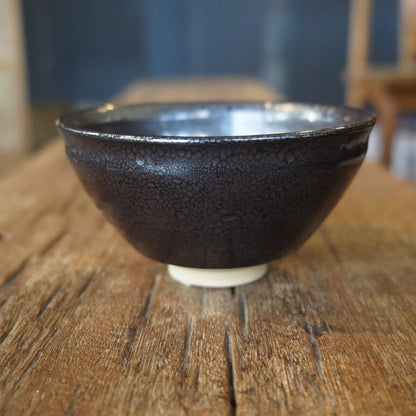 京都清水燒油滴天目陶茶碗