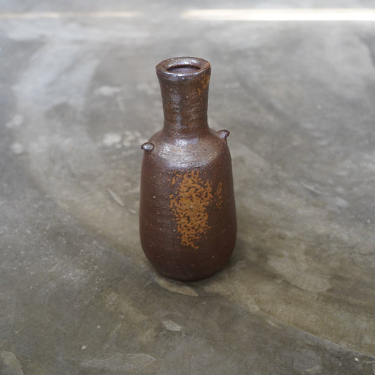 岡山古備前燒陶花瓶