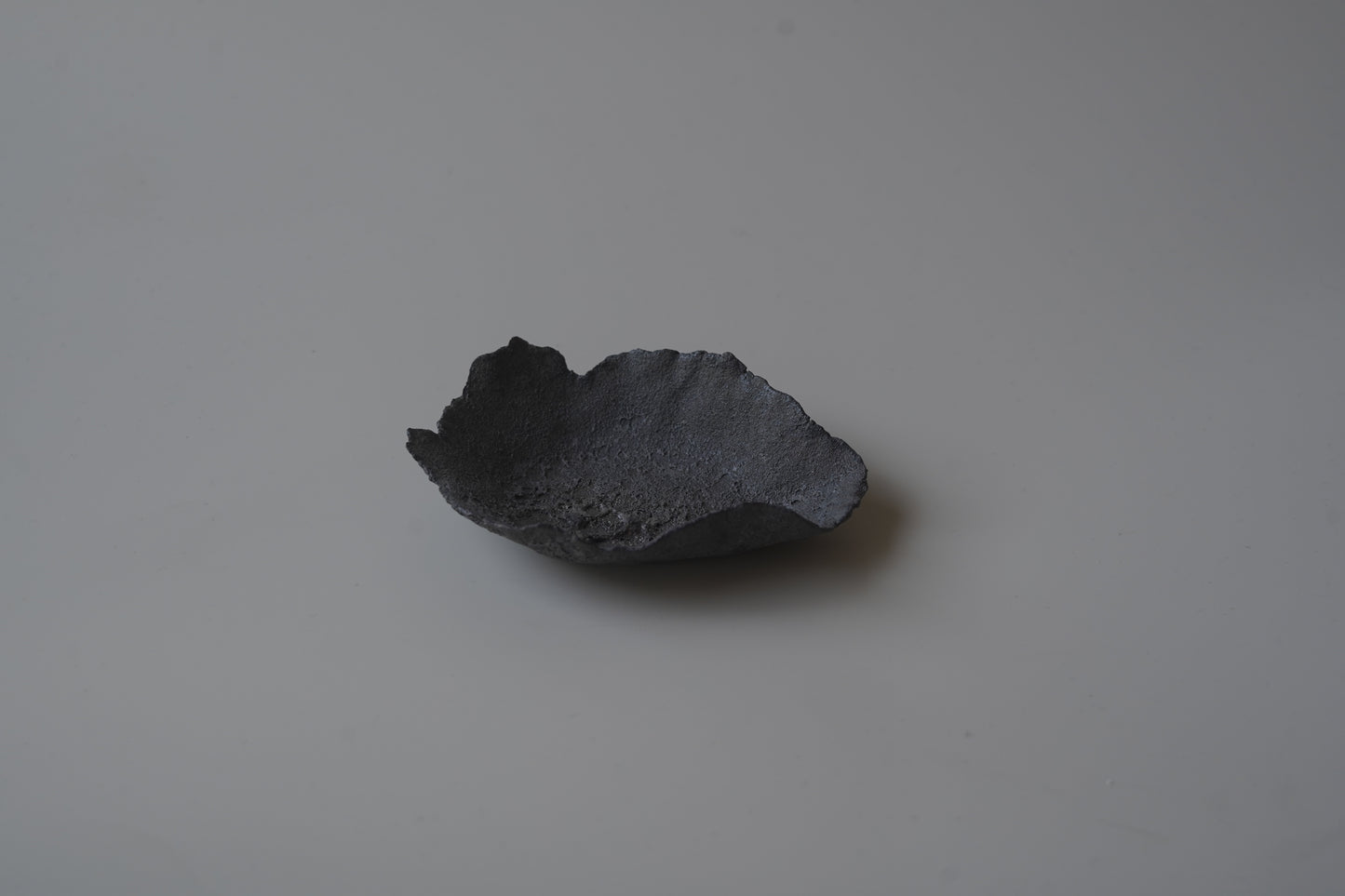 葉型燭台/黑色