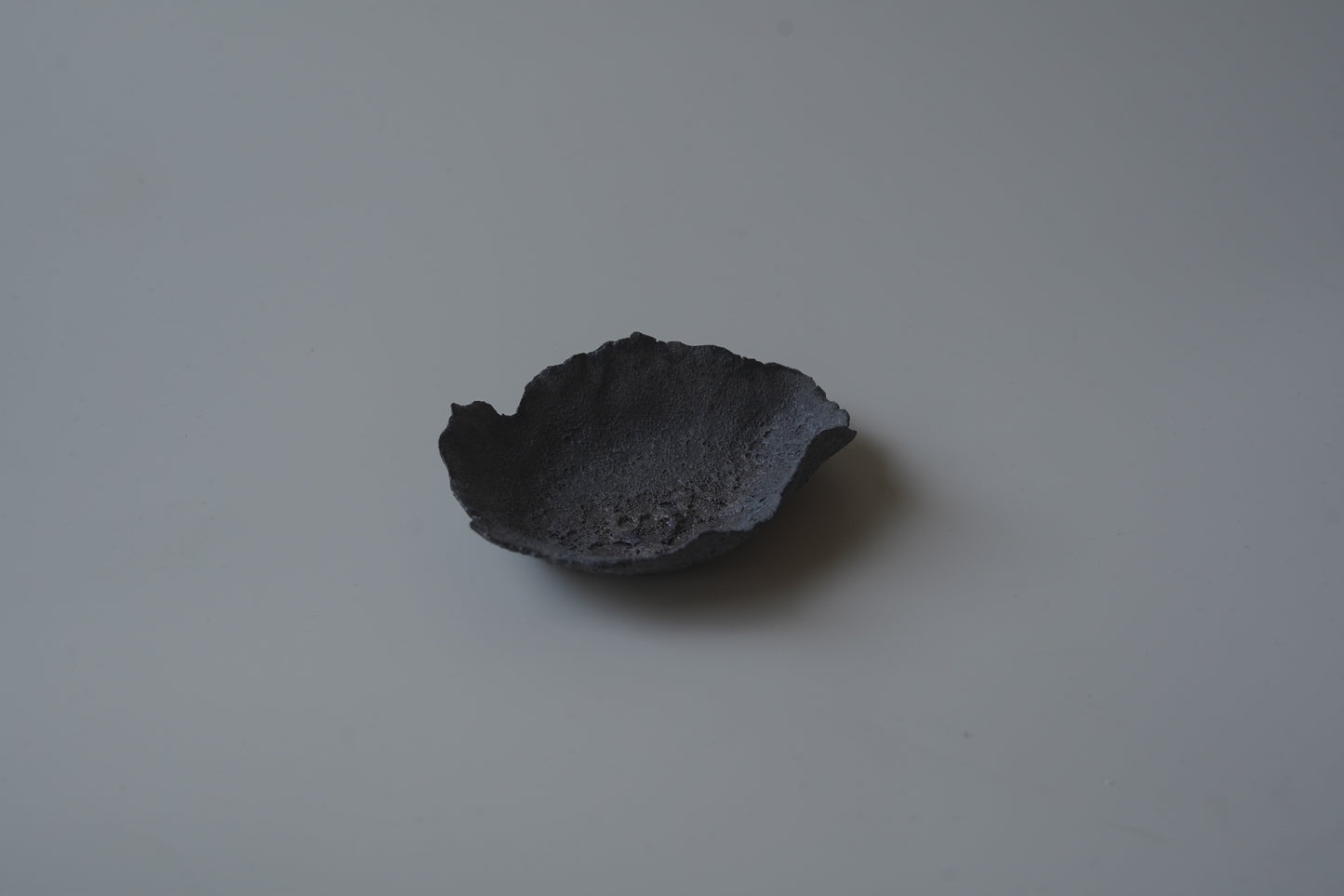 葉型燭台/黑色