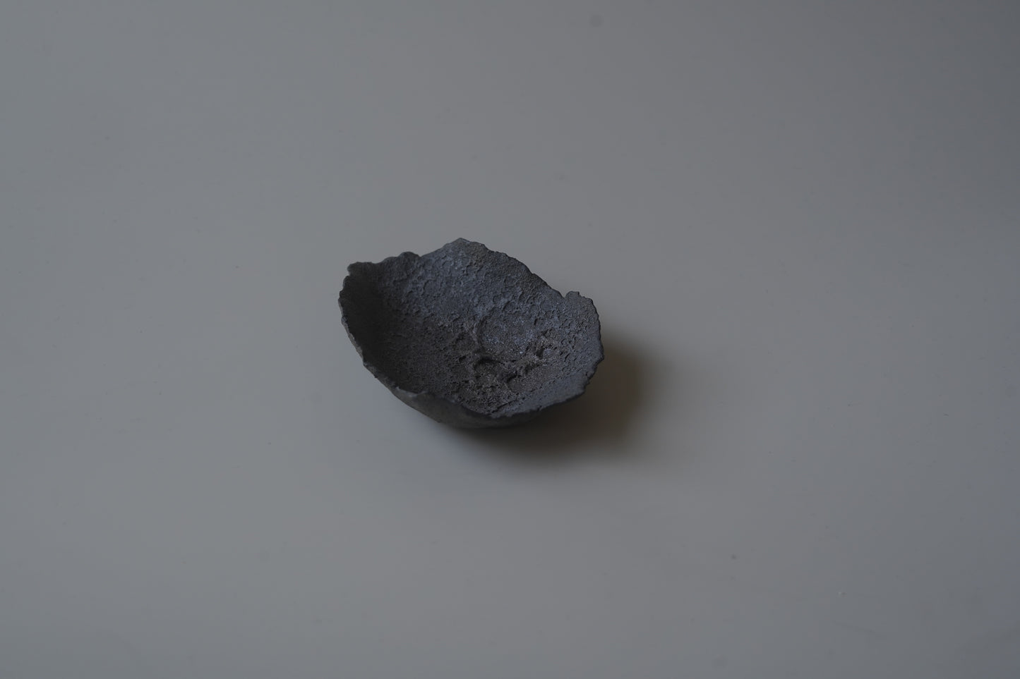 葉型燭台/黑色