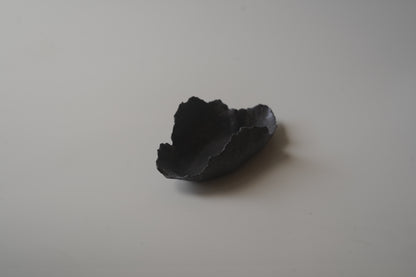 葉型燭台/黑色