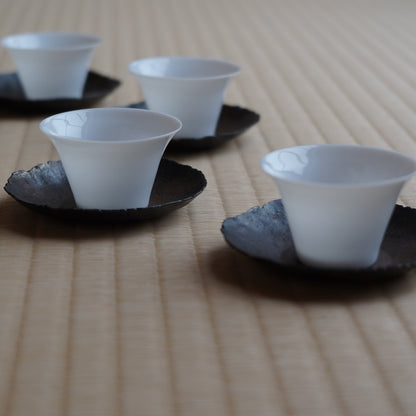 手工鍛造鐵杯托
